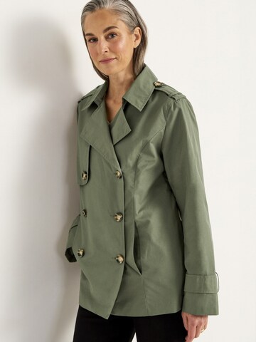 Cellbes of Sweden Between-seasons coat in Green: front