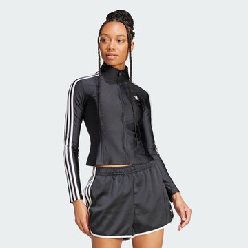 Veste de survêtement 'Adicolor' ADIDAS ORIGINALS en noir : devant
