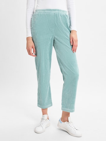 Marie Lund Loosefit Hose in Grün: Vorderseite