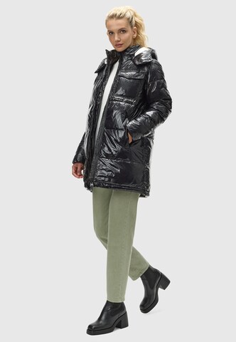 Ragwear Vinterkappa 'Roobie' i svart: framsida