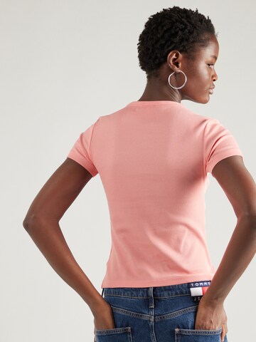 Tommy Jeans T-shirt i rosa