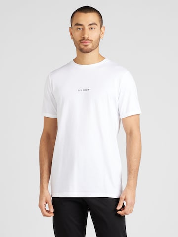 Les Deux T-Shirt 'Lens' in Weiß: Vorderseite