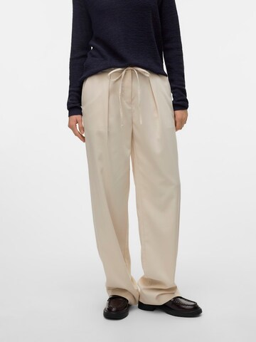 VERO MODA - Loosefit Pantalón plisado 'VMISOLDE' en gris: frente