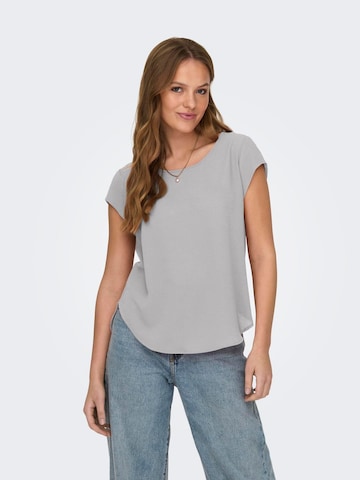 Camicia da donna 'Vic' di ONLY in grigio: frontale