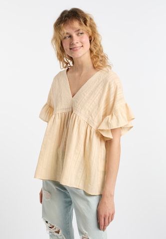 DreiMaster Vintage Tunika in Beige: Vorderseite