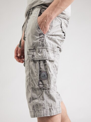Regular Pantalon cargo CAMP DAVID en gris