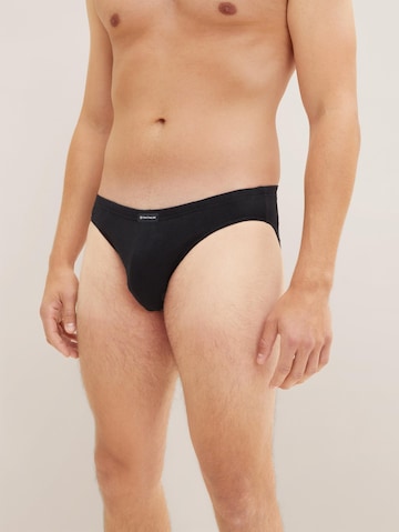 TOM TAILORSlip - crna boja: prednji dio