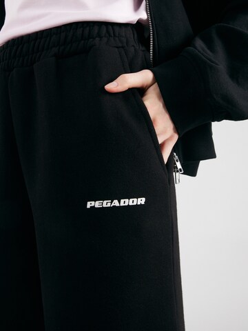 Pegador Wide Leg Hose 'ANNI' in Schwarz
