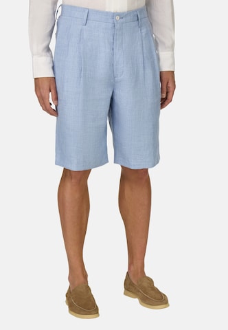 Boggi Milano Regular Shorts in Blau: Vorderseite