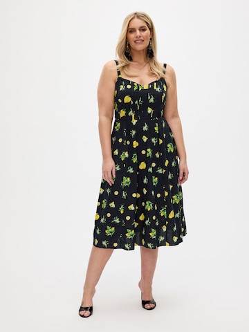 RYC by Angelina Kirsch Summer dress in Black: front
