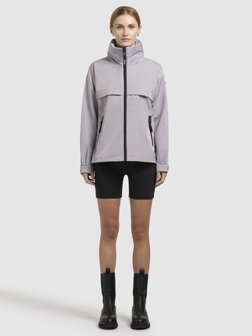 khujo Between-season jacket 'Raibe' in Purple: front