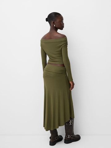 Bershka Skirt in Green