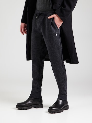 Effilé Pantalon Polo Ralph Lauren en noir : devant