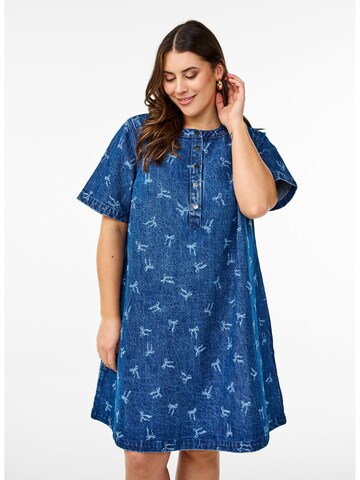 Zizzi Kleid 'Jtami' in Blau: Vorderseite