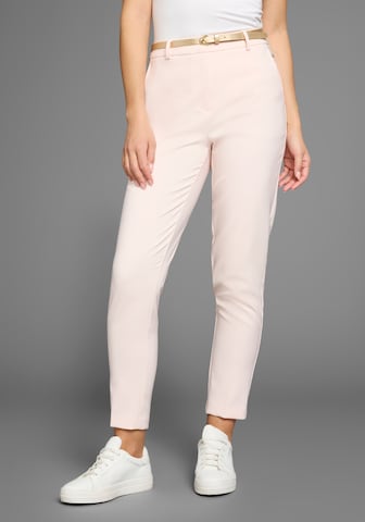 LAURA SCOTT Regular Chinohose in Pink: Vorderseite
