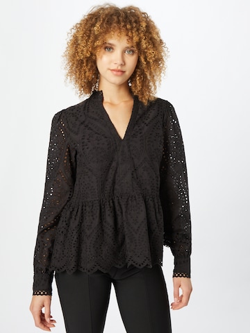 YAS - Blusa 'YASHoli' em preto: frente