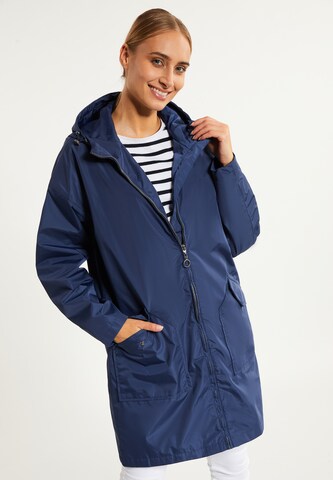 DreiMaster Maritim Raincoat in Blue: front