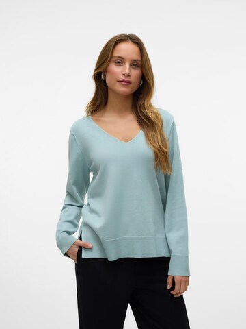 VERO MODA Sweater 'VMSilje' in Green: front