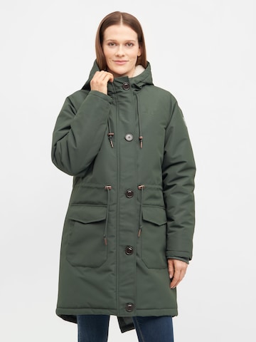 Veste d’hiver 'Festholm' Derbe en vert : devant