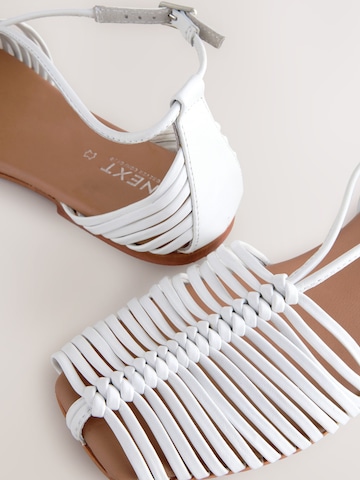 Next Páskové sandály 'Forever Comfort' – bílá
