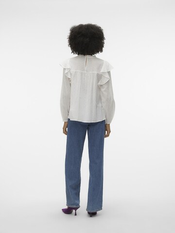 VERO MODA Bluse 'TRINE' in Weiß