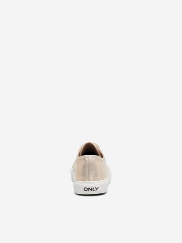 ONLY - Zapatillas deportivas bajas 'ONLNicola' en oro
