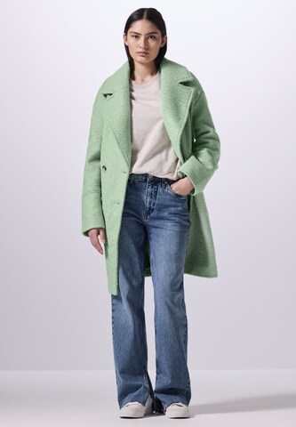 Street One Studio Between-Seasons Coat in Green: front