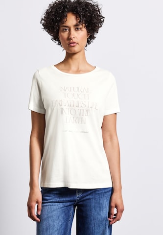 STREET ONE Shirt in Wit: voorkant