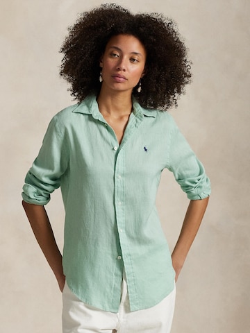 Polo Ralph Lauren Blus 'CLASSIC' i grön: framsida