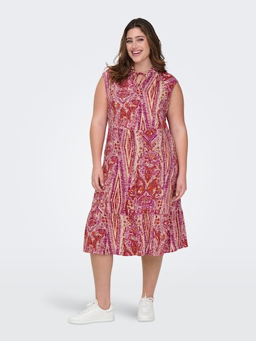 ONLY Carmakoma Summer dress 'NOVA' in Pink: front