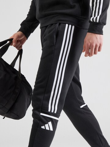 ADIDAS PERFORMANCE Tapered Sportbroek 'Squadra 25' in Zwart
