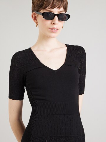 BOSS Knit dress 'Fuart' in Black
