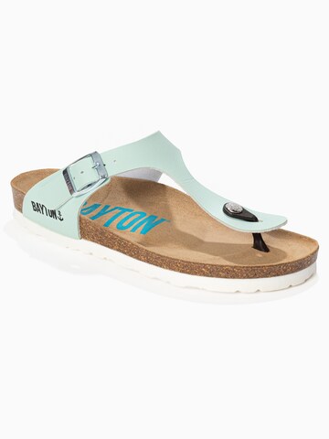 Flip-flops 'CAIRNS' de la Bayton pe verde