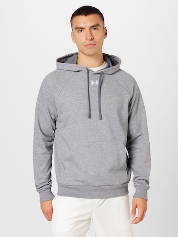 UNDER ARMOUR Sports sweatshirt in Grey: front