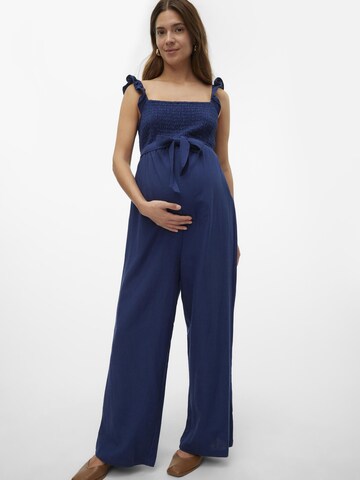 Tuta jumpsuit di MAMALICIOUS in blu: frontale