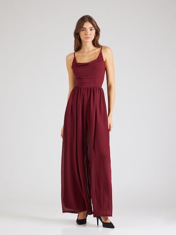 WAL G. Jumpsuit 'ARIETTA' in Rot: Vorderseite