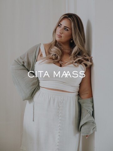 CITA MAASS Blus 'Talea' i beige
