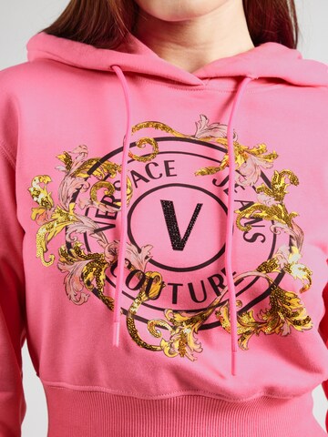 Versace Jeans Couture Μπλούζα φούτερ σε ροζ