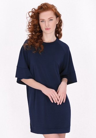 DreiMaster Klassik Jurk 'Classic Look' in Blauw: voorkant