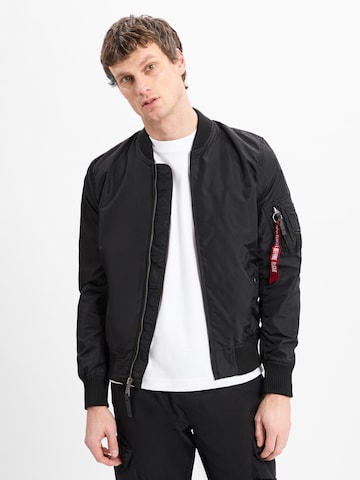 ALPHA INDUSTRIES Jacke ' ' in Schwarz: Vorderseite