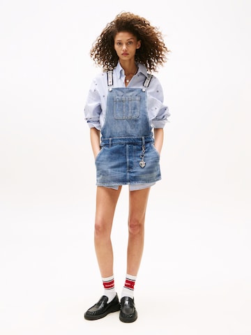 Tommy Jeans Obleka 'TOMMY GIRL DENIM DUNGAREE' | mešane barve barva: sprednja stran