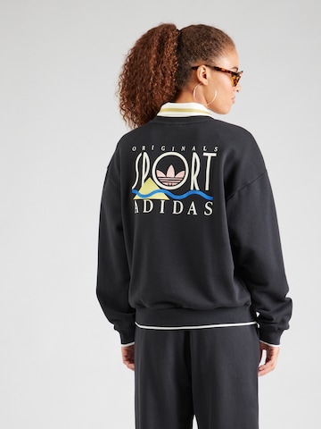 ADIDAS ORIGINALSSweater majica - crna boja: prednji dio