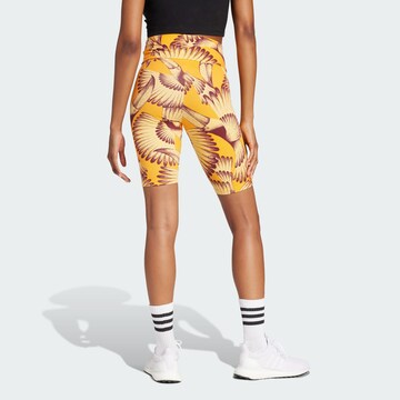 geltona ADIDAS SPORTSWEAR Siauras Sportinės kelnės 'Adidas x Farm'