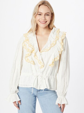 Notes du Nord Blouse 'Ciara' in Yellow: front