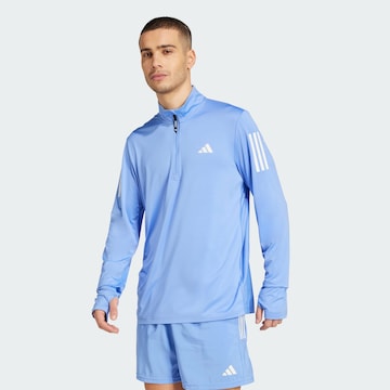 ADIDAS PERFORMANCE Functioneel shirt 'Own The Run' in Blauw: voorkant