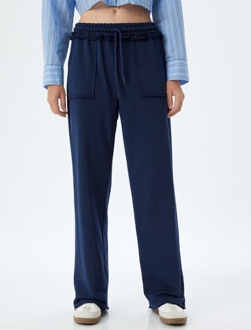 Koton Loose fit Trousers in Blue: front