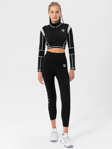 MOROTAI Sporttop 'KANSEI CHROME' in Schwarz