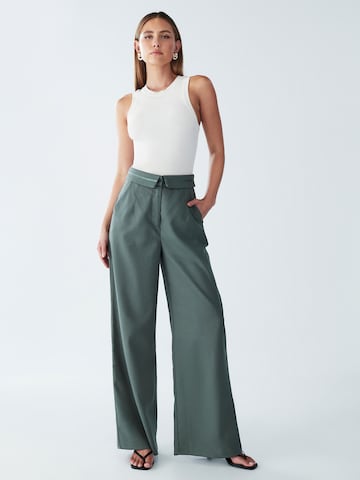 BWLDR Loosefit Hose 'AMARE' in Grün: Vorderseite