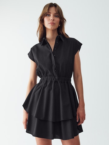 Willa Blousejurk 'SIRENA' in Zwart: voorkant
