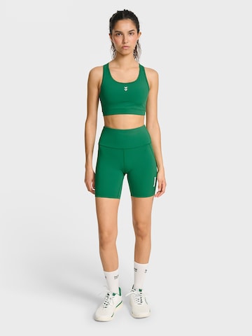 Hummel Skinny Sportovní kalhoty 'PULSE' – zelená